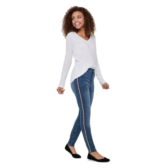 George Denim - NWT George blue denim racer stripe skinny jeans